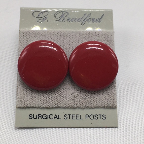 5 Pairs Vintage Earrings, Assorted Styles, Studs, New On Cards - Picture 6 of 12